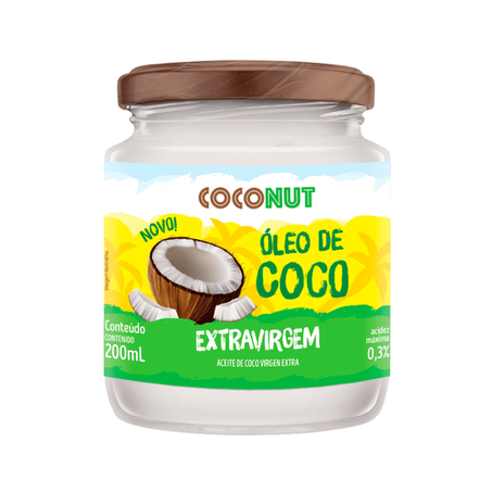 Óleo de Coco Extravirgem Coconut 200ml
