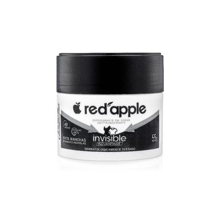 DESODORANTE RED APPLE 55G CREME INVISIBLE