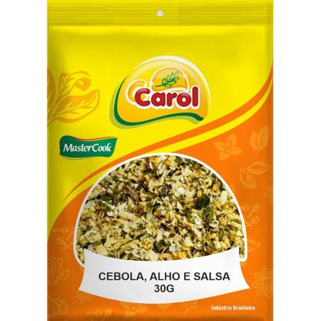 Cebola Alho E Salsa Carol pacote 30G