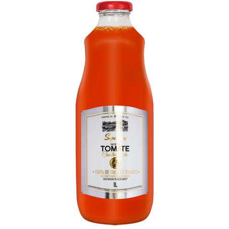 SUCO DE TOMATE INTEGRAL 1L - SUPERBOM