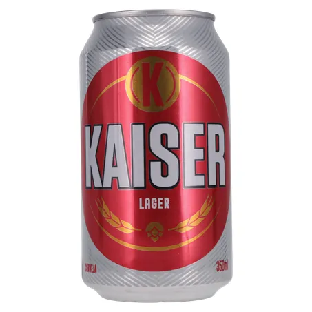 Cerveja Lata Kaiser Lager 350ml