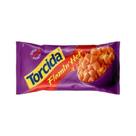 SALGADINHO FLAMIN HOT TORCIDA PACOTE 45G