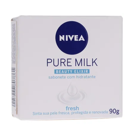 Sabonete nivea hidratante pure milk fresh caixa 90g 360-17