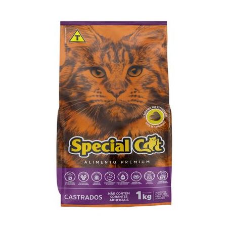 Racao P Gatos Special Cat Castrados 1kg