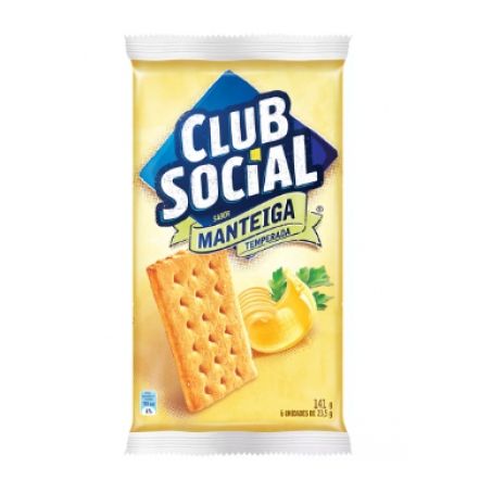 Biscoito Club Social Manteiga Temperada Pacote 141G