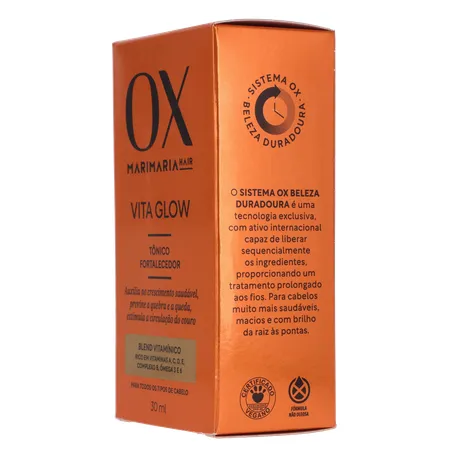 Tônico Capilar Fortalecedor Mari Maria Ox Vita Glow Frasco com 30Ml 360-6