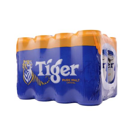 Cerveja Tiger Puro Malte Crystal Lata 350ml - Pacote com 12un - 4.2lt 360-5