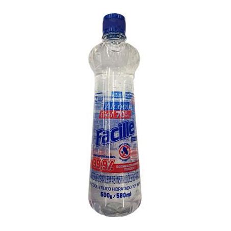 Alcool Gel Facille 500g 70% Inpm