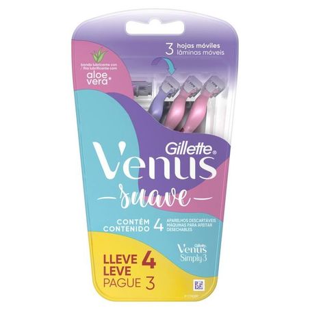 Aparelho de depilar venus simply 3 sensitive lv4 pg3