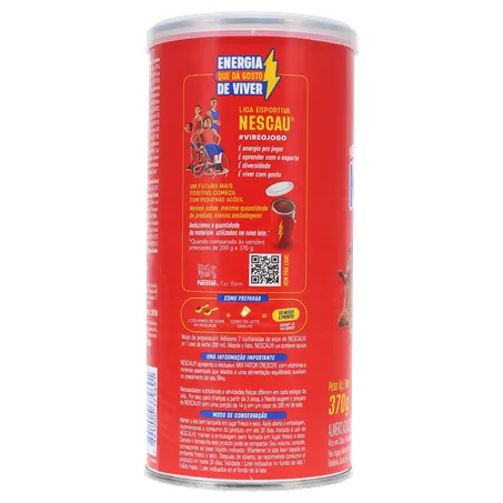 Achocolatado Em Pó Nescau Lata 370G 360-24