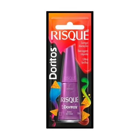 Esmalte risqué doritos roxo de fome 8ml