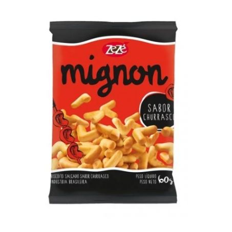 BISCOITO ZEZÉ MIGNON CHURRASCO 60G