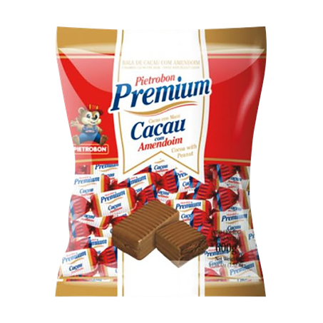 Bala Pietrobon Cacau com Amendoim Pacote 250G