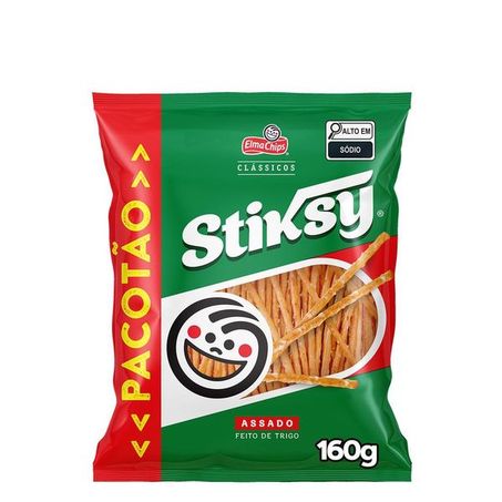 SALGADINHO STIKSY 160G TRADICIONAL