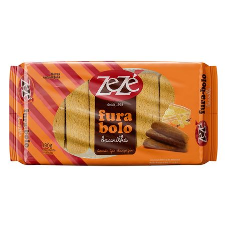 BISCOITO CHAMPAGNE FURA-BOLO BAUNILHA ZEZÉ