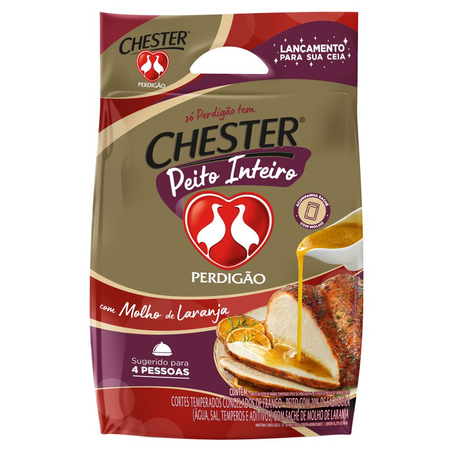 Peito de Frango Chester Perdigão Inteiro Molho Laranja Kg