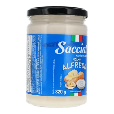 MOLHO PRONTO SACCIALI ALFREDO VIDRO 320G 360-32