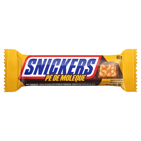 Chocolate Snickers Pé de Moleque 40g