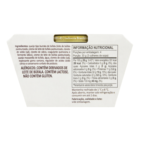 Creme Burrata Búfala 120g 360-2