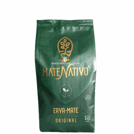 Erva mate nativo 1kg.