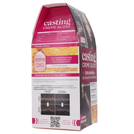 Tintura Para Cabelo L'oréal Casting Creme Gloss Castanho Escuro 300 360-29