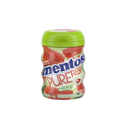 GOMA PERFETTI MENTOS PURE FRESH MELANCIA POTE 56G