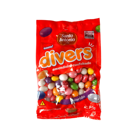 AMENDOIM SANTO ANTÔNIO DIVERS COLORIDO 150G