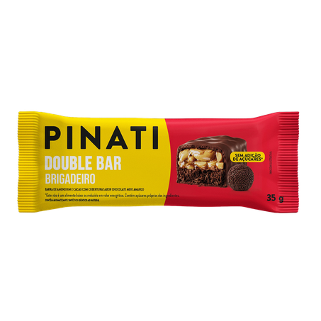 Barra de Nuts Pinati Double Bar Brigadeiro 35g