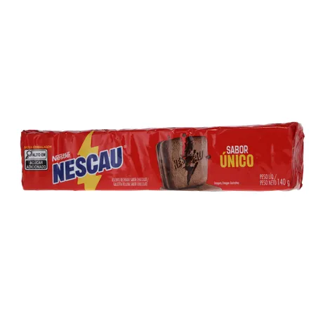 Biscoito Recheado Nescau Sabor Chocolate Pacote 140gr 360-2