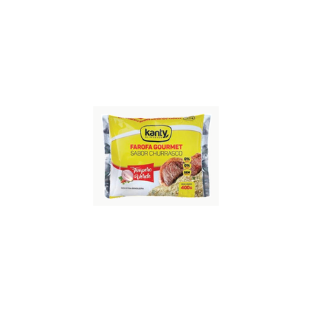 Farofa churrasco com tempero verde gourmet kanty 400g