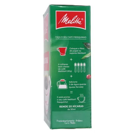 CAFÉ PÓ MELITTA TRADICIONAL VÁCUO 250G 360-8
