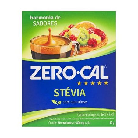 Adoçante Pó Zero Cal Stévia 40G