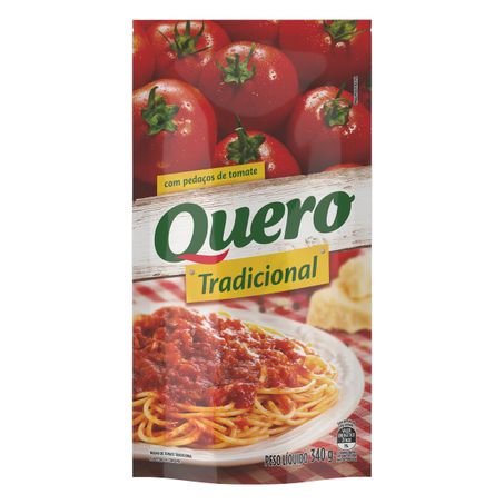 MOLHO DE TOMATE TRADICIONAL QUERO