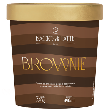 Sorvete Bacio Di Latte Brownie 490ml