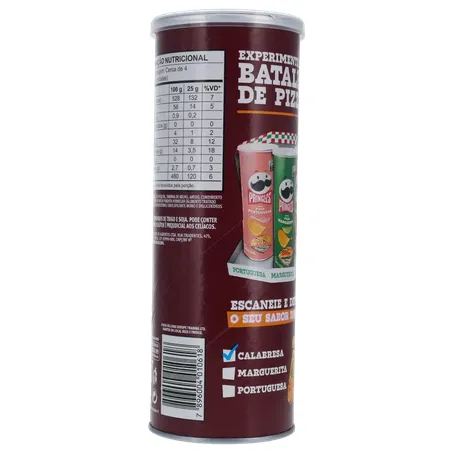Salgadinho de Batata Pringles Pizza Calabresa 105g 360-2