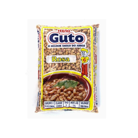 Feijao guto rosa 1kg