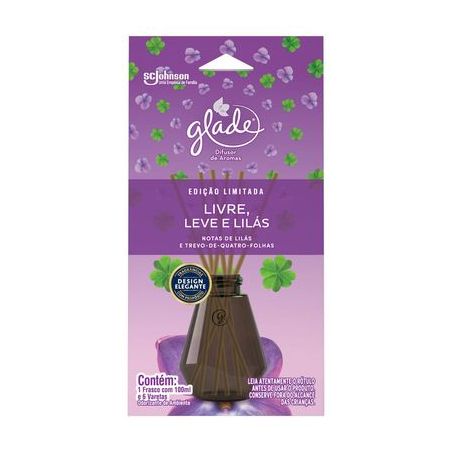 DIFUSOR DE AMBIENTE GLADE LIVRE/LEVE/LILAS 100ML