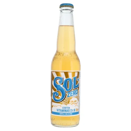 Cerveja Sol Pilsen Zero Long Neck 330ml 360-0