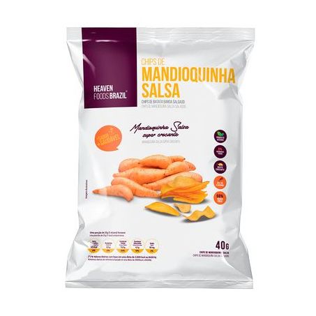 MANDIOQUINHA CHIPS HEAVEN FOODS 40G