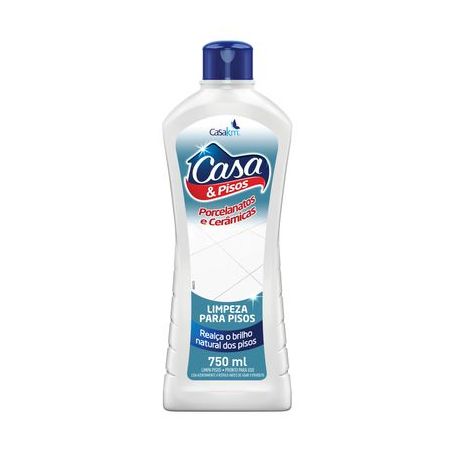 Limpador Para Pisos Porcelanato E Cerâmica Casa & Pisos Squeeze 750ML