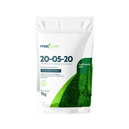 Fertilizante 20-05-20 maxgreen 1kg