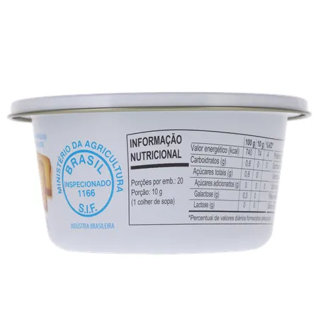 Manteiga Extra Gran Mestri com Sal Zero Lactose Pote 200gr 360-13