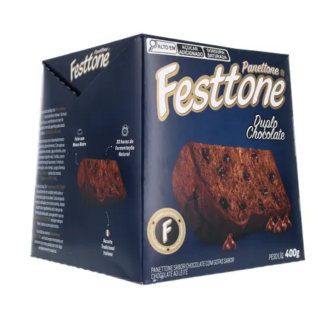 Panettone festtone duplo chocolate 400g 360-32