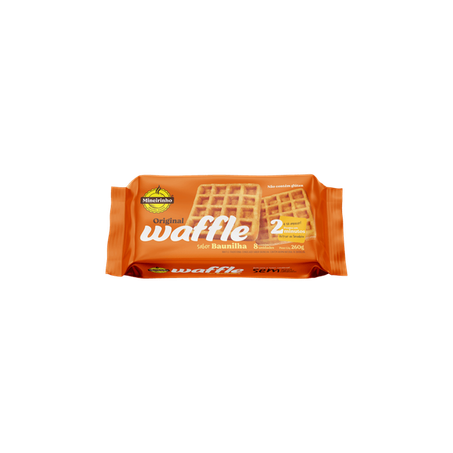Massa Mineirinho Waffle Cong. 260g Baunilha