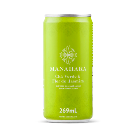 Cha manahara cha verde e flor de jasmin