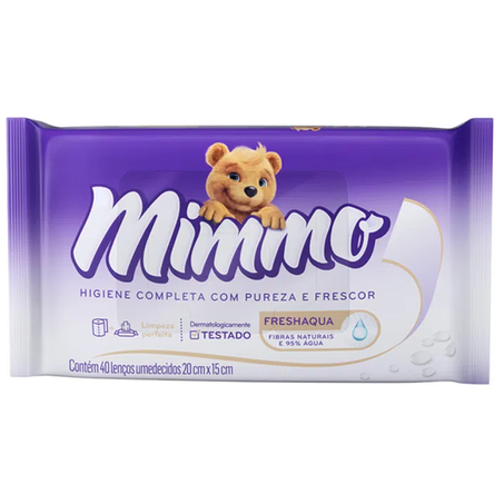 LENÇO UMEDECIDO MIMMO