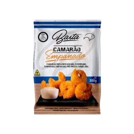 Camarão Empanado Congelado Baita