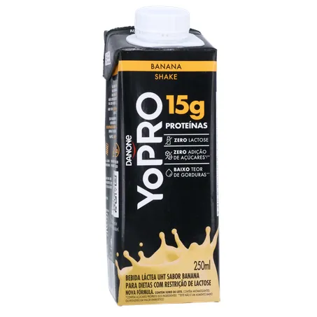 Bebida Lactea Danone Yopro 15 Banana 250ml 360-35