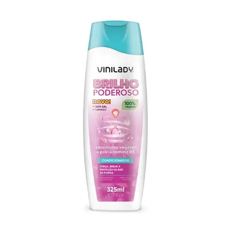 Condicionador Vinilady Banho de Brilho Frasco 325ml