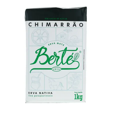 Erva mate berte s-acucar 1kg 360-0